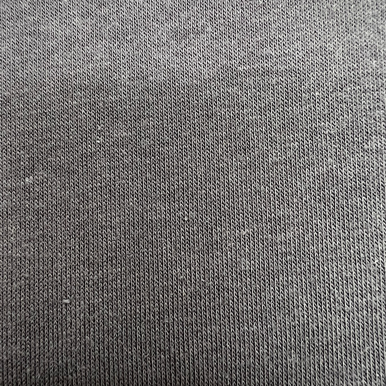 Charcoal Grey Solid Soft Sweatshirt Fleece Fabric