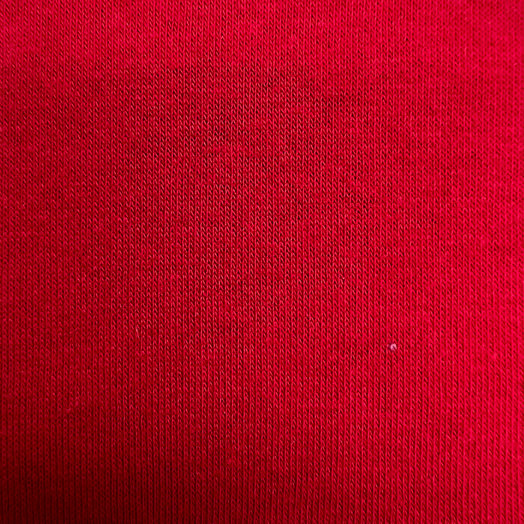 Scarlet Red Stretch Fine Sweatshirt Fleece strikket stoff